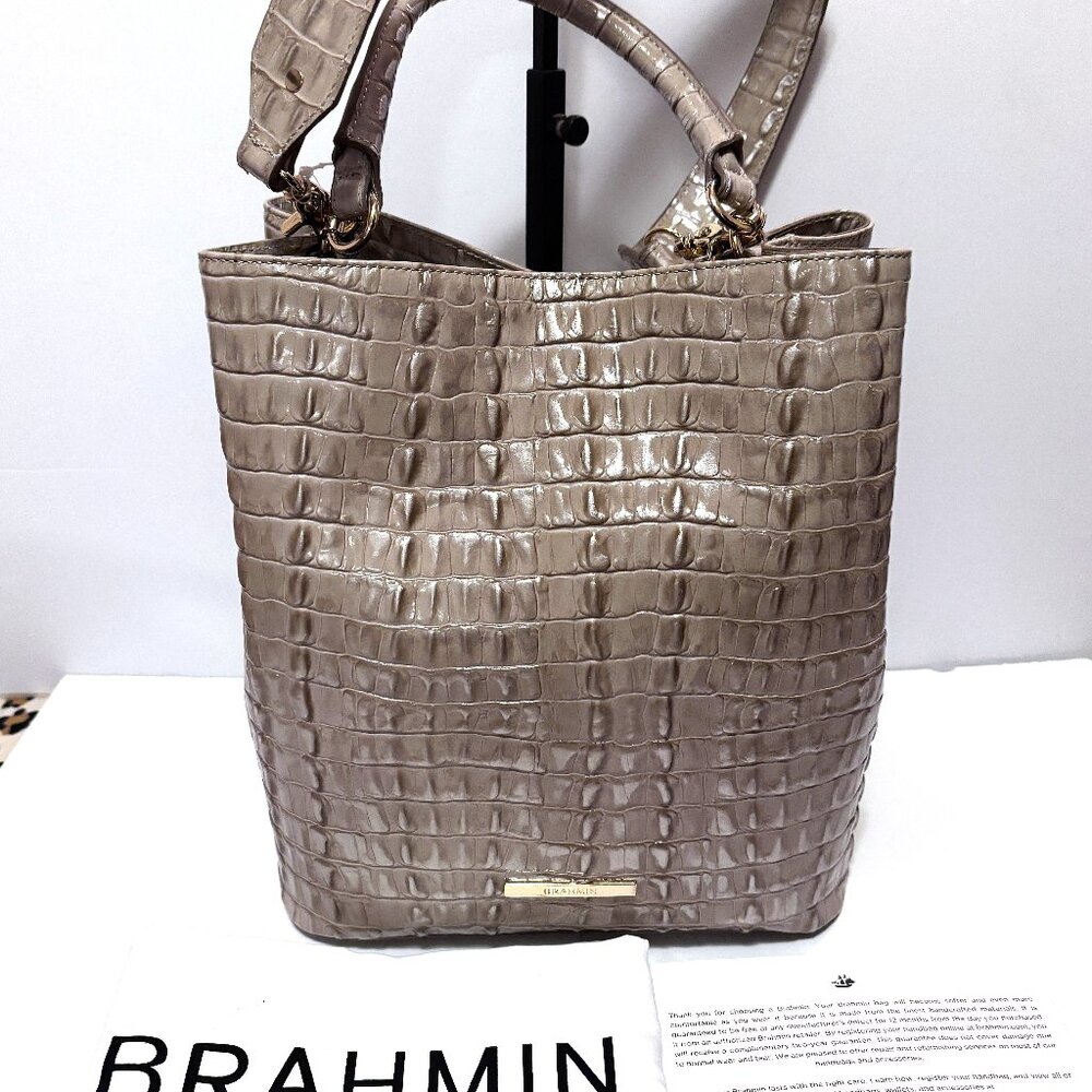 Brahmin Amelia - Warm Grey LaScala